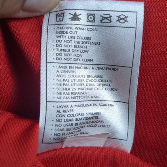 Nike Polo Shirt Adult Mens X-Large Red Dri-Fit Golf Outdoors Casual Ford Direct - Picture 7 of 10